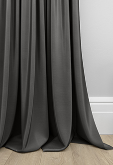 Akoya Faux Silk, Lustre Slate Grey - Made to Measure Curtains